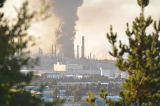 Chevron Refinery Catches Fire